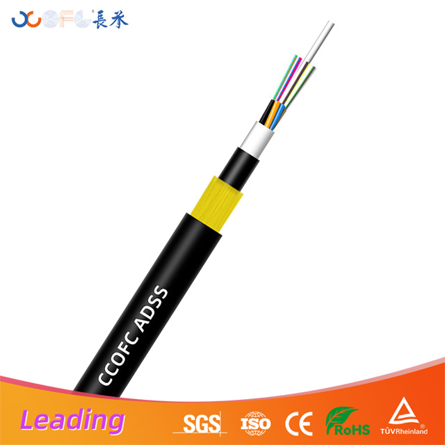 Double Jacket All-dielectric Self-Supporting Fiber Optical Cable-ADSS