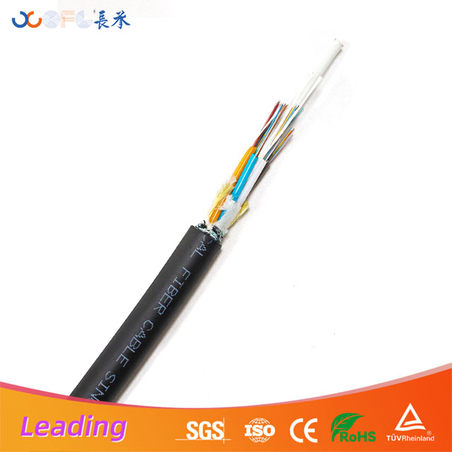 Single Jacket/Single Armor Gel Free Stranded Loose Tube fiber cable-GYFS