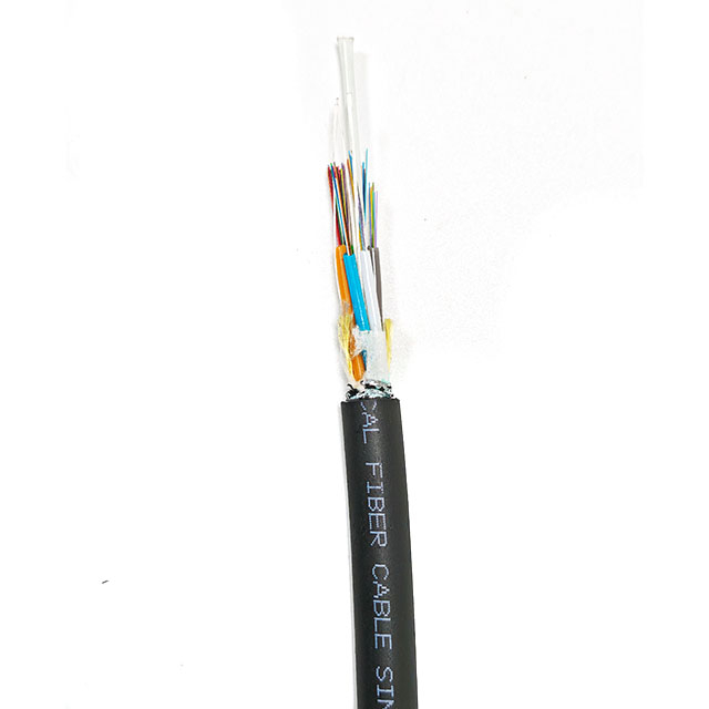Single Jacket/Single Armor Gel Free Stranded Loose Tube fiber cable-GYFS
