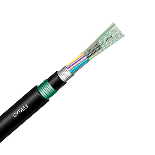 Loose Tube Double Armored Double Jacket Optical Cable GYTA53