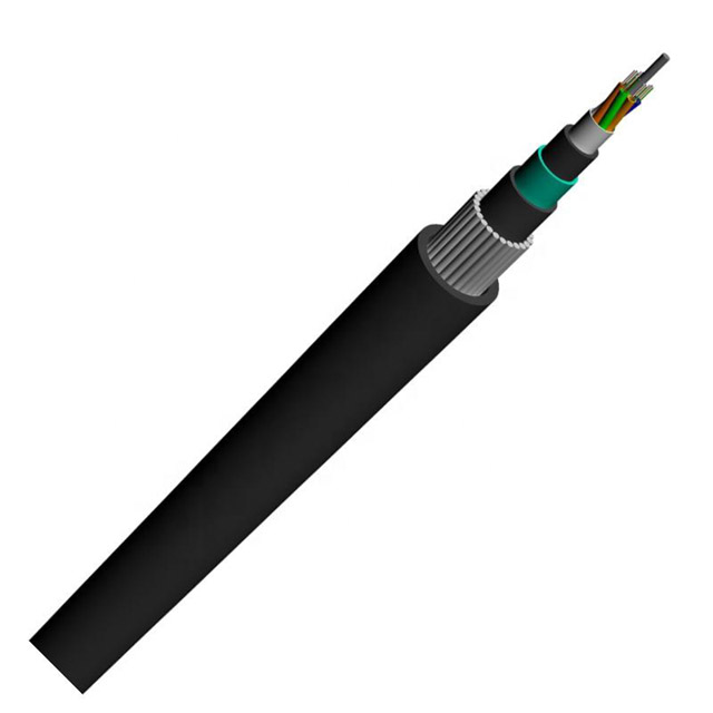 Flame Retardant Double Jacket Armored Fiber Optical Cable GYTZA53+33