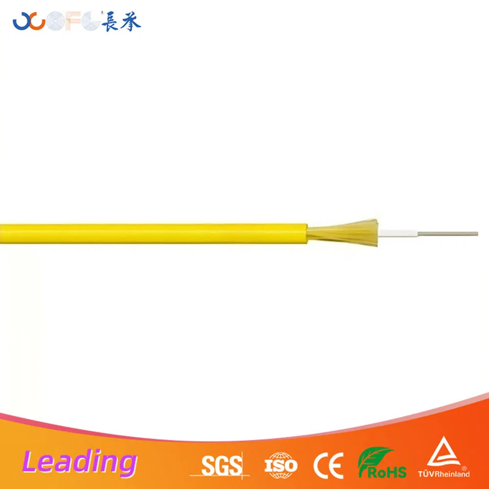 Indoor fiber cable Simplex Optical Cable with 900μm Tight Buffer Fiber