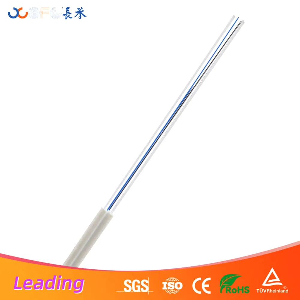 FTTH drop cable indoor GJXH fiber optic cable G657A
