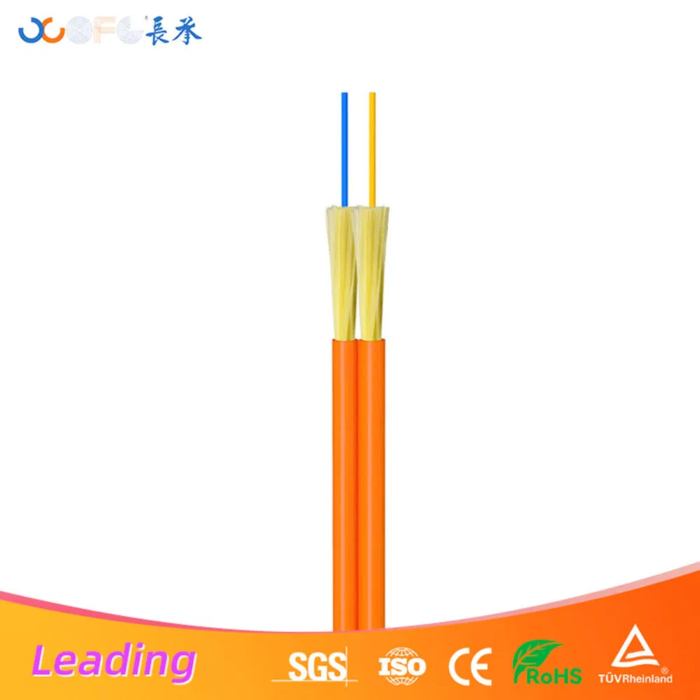 Indoor fiber cable Duplex Optical Cable with 900μm Tight Buffer Fiber